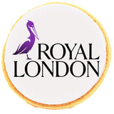 Large shortbread biscuit with logo